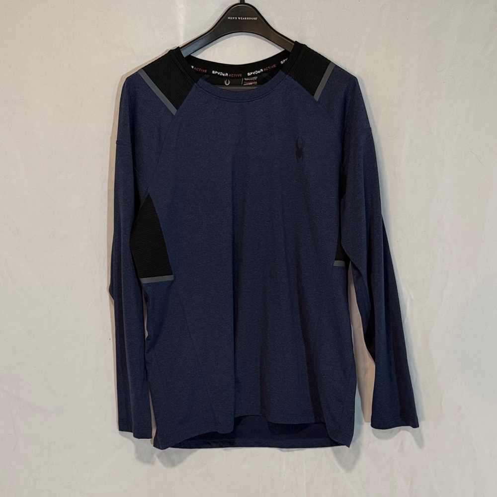 Spyder Men's Navy Long Sleeve Shirt